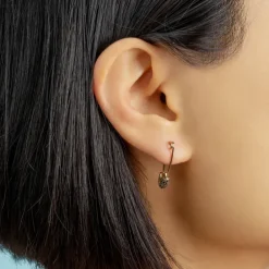 The Last Line Pavé Top Safety Pin Earring