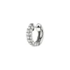 The Last Line Pavé Wide Hoop #4