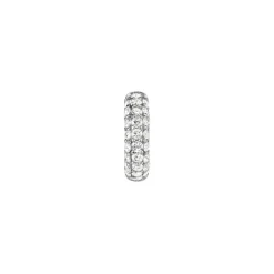 The Last Line Pavé Wide Hoop #4