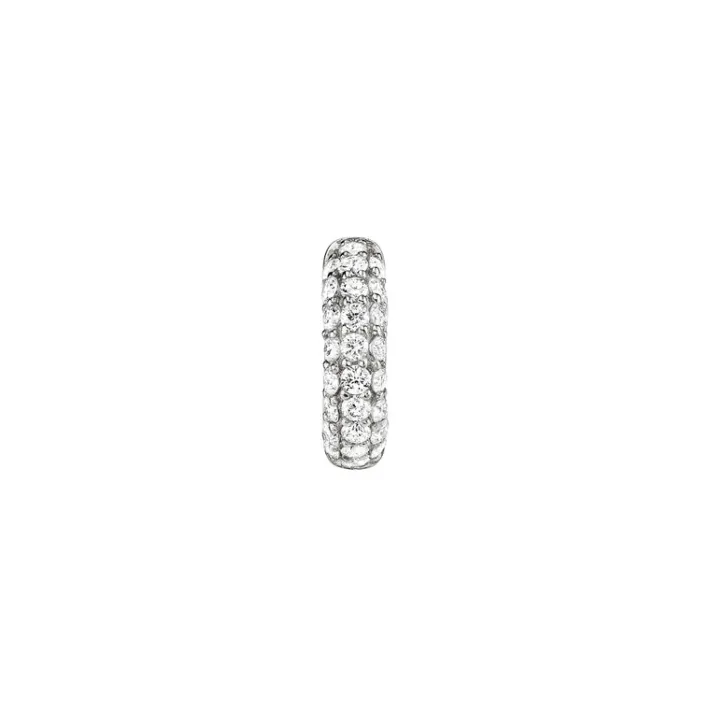 The Last Line Pavé Wide Hoop #4