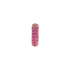 The Last Line Pavé Wide Hoop #4