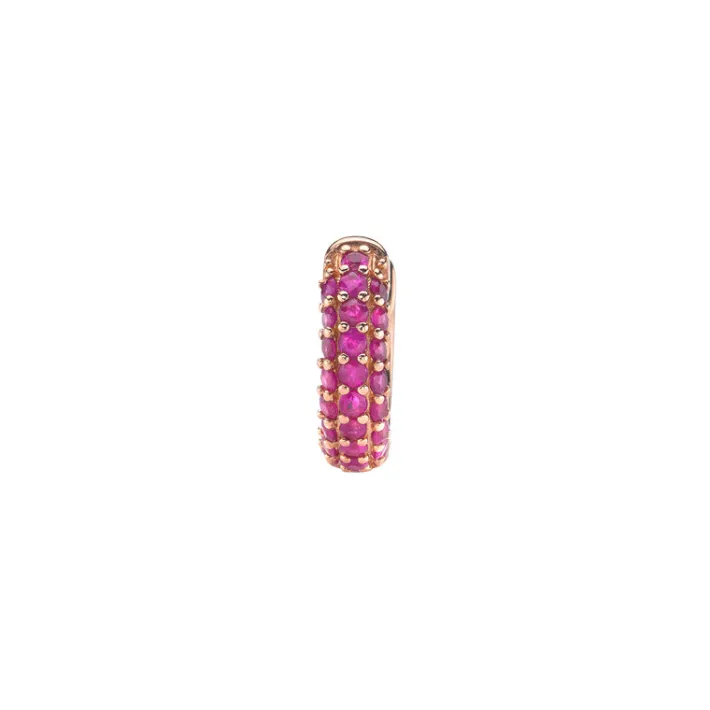 The Last Line Pavé Wide Hoop #4