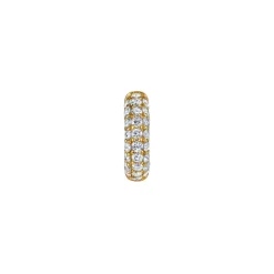 The Last Line Pavé Wide Hoop #4