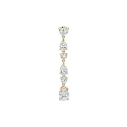 The Last Line Pear Drop Chain Earring