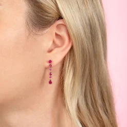The Last Line Pear Drop Chain Earring