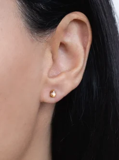 The Last Line Pear Stud Earring