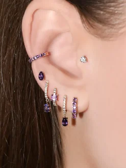 The Last Line Pear Stud Earring