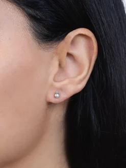 The Last Line Pear Stud Earring