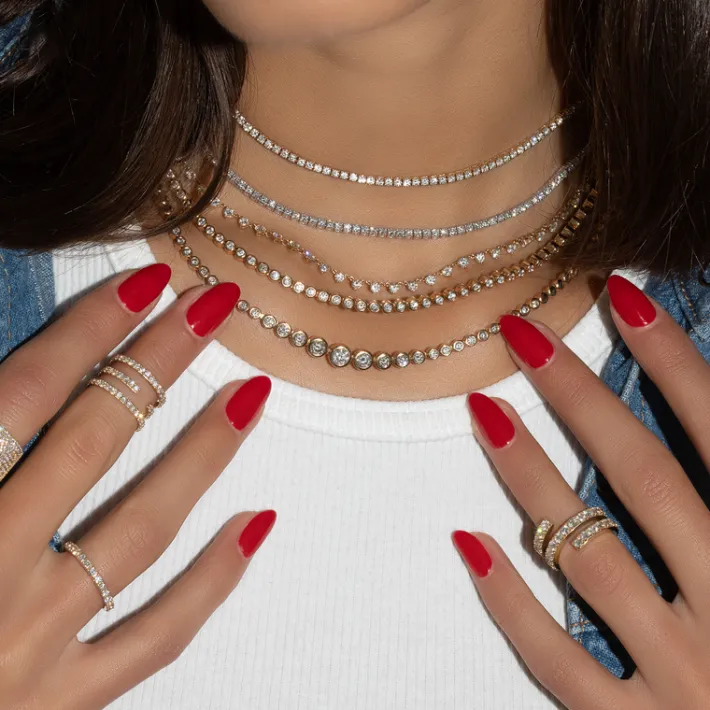 The Last Line Perfect Collar Tennis Necklace