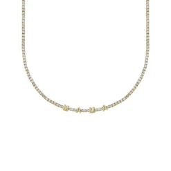 The Last Line Perfect Personalized Collar Tennis Necklace