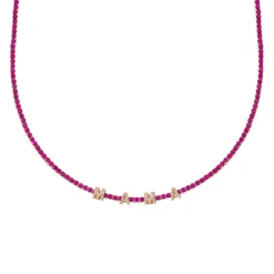 The Last Line Perfect Personalized Collar Tennis Necklace