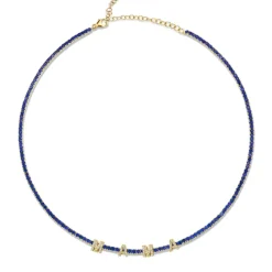 The Last Line Perfect Personalized Collar Tennis Necklace