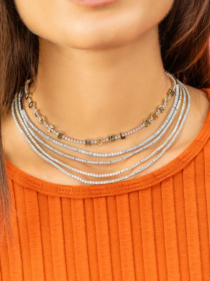 The Last Line 17" Perfect Tennis Necklace