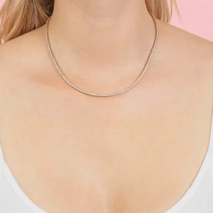 The Last Line 17" Perfect Tennis Necklace