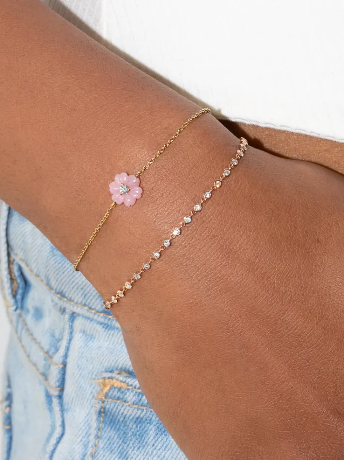 The Last Line PRE ORDER Hand Carved Flower Bracelet