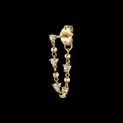 The Last Line PRE ORDER Stud and Sphere Chain Earring