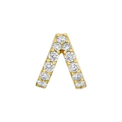 The Last Line PRE ORDER "V" Biggie Earring