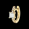The Last Line Princess Solitaire Pavé Piercing Huggie