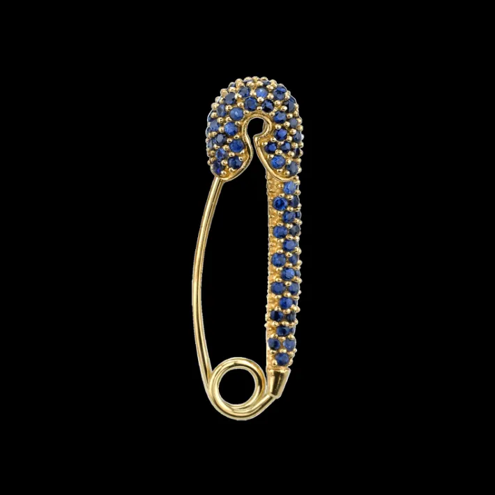 The Last Line Safety Pin Earring
