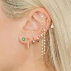 The Last Line Safety Pin Earring