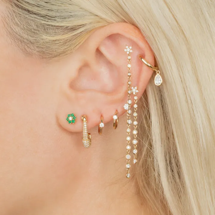 The Last Line Safety Pin Earring