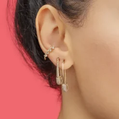 The Last Line Safety Pin Earring