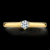 The Last Line Solitaire Ring