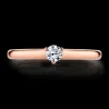 The Last Line Solitaire Ring