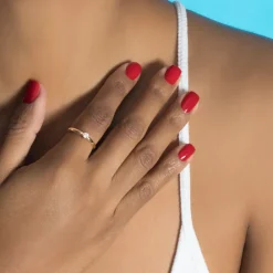 The Last Line Solitaire Ring
