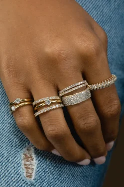 The Last Line Solitaire Ring