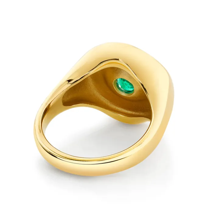 The Last Line Star Set Signet Ring