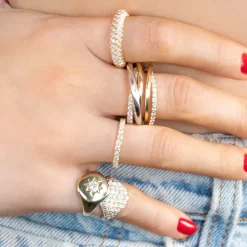 The Last Line Star Set Signet Ring