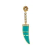 The Last Line Stone Horn Earring