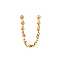 The Last Line Stud and Sphere Connected Earring
