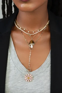 The Last Line Super Arrow Flower Necklace