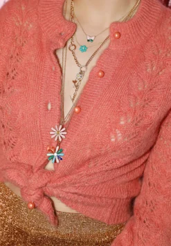 The Last Line Super Arrow Flower Necklace