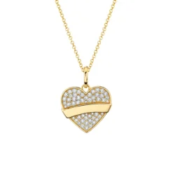 The Last Line Tattoo Heart Pendant