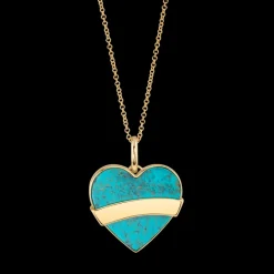 The Last Line Tattoo Heart Pendant