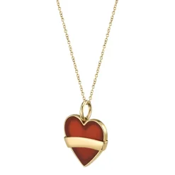 The Last Line Tattoo Heart Pendant