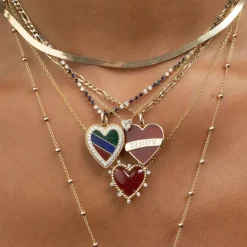 The Last Line Tattoo Heart Pendant