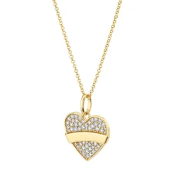 The Last Line Tattoo Heart Pendant