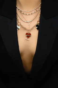 The Last Line Tattoo Heart Pendant