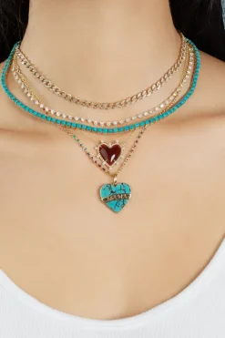 The Last Line Tattoo Heart Pendant