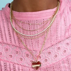 The Last Line Tattoo Heart Pendant