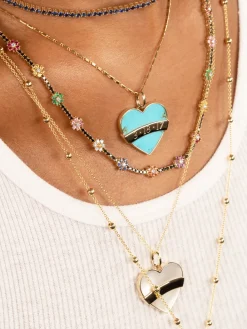 The Last Line Tattoo Heart Pendant