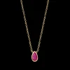 The Last Line Teardrop Necklace