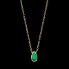 The Last Line Teardrop Necklace