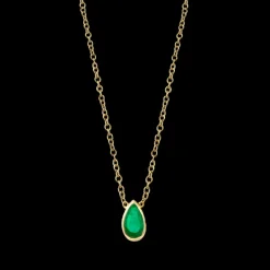 The Last Line Teardrop Necklace