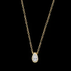 The Last Line Teardrop Necklace