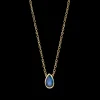 The Last Line Teardrop Necklace
